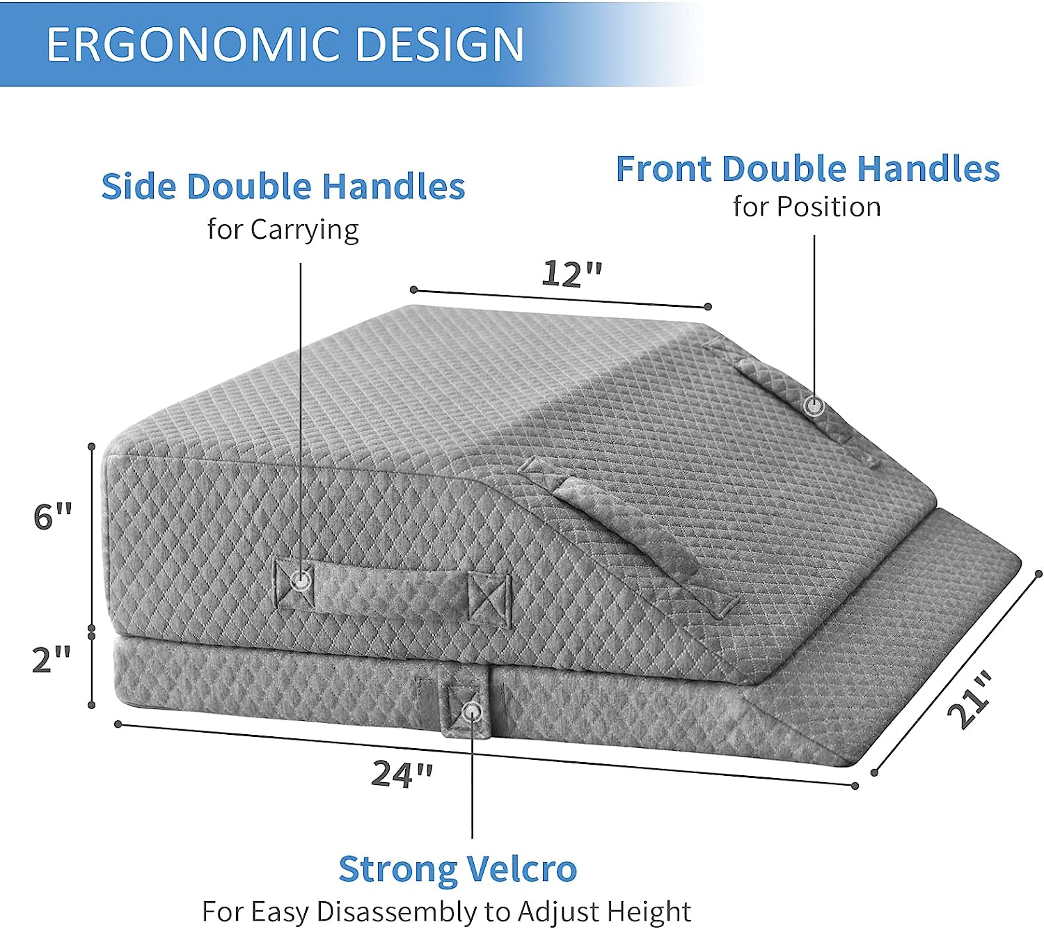 KingPavonini® Adjustable Leg Elevation Pillows for Swelling