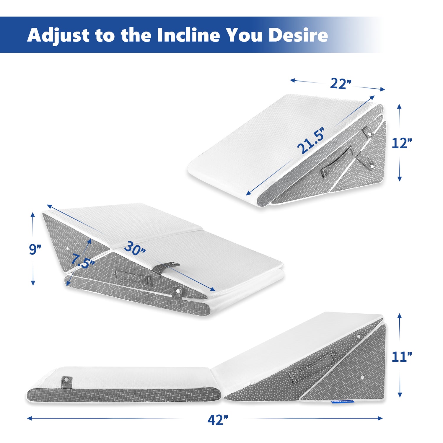 KingPavonini® Bed Wedge Pillow for Sleeping