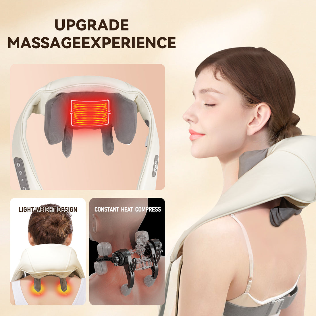 KingPavonini® Wireless Electric Neck Massager with Heating