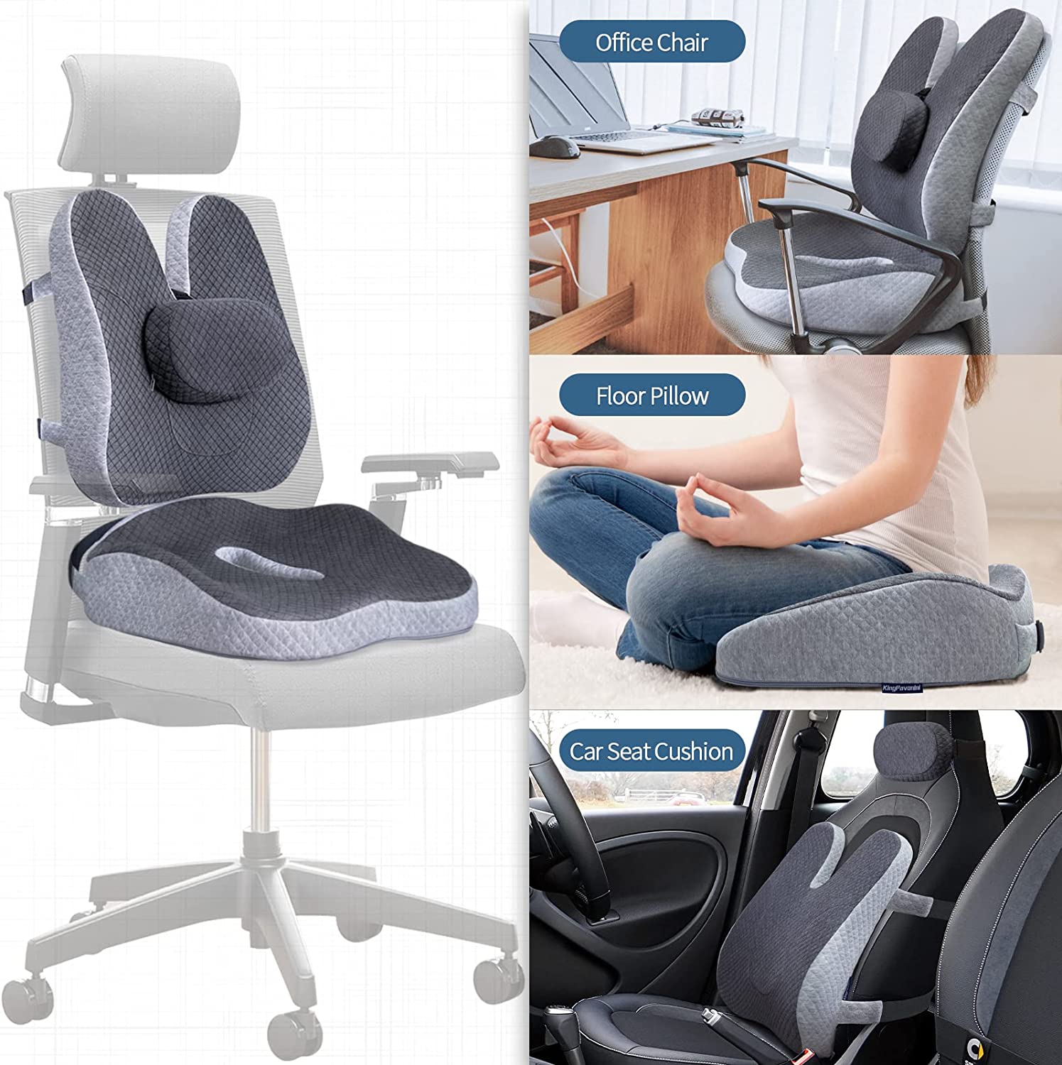 Seat pillow deals for office chair