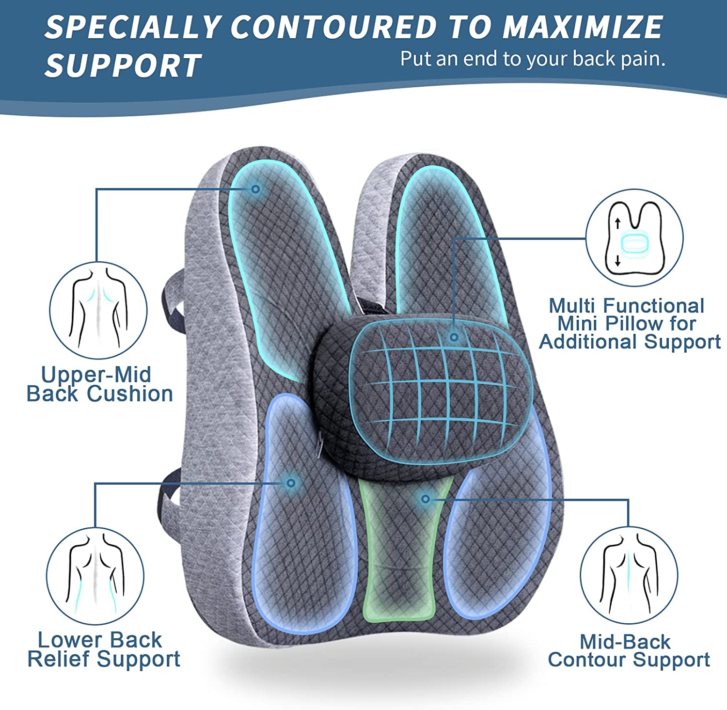 Seat back online pillow